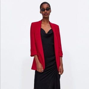 Zara Red Blazer in EUC